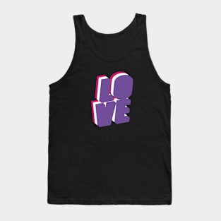 Pink Purple Love Tank Top